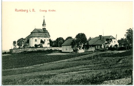 11223-Rumburg-1910-Evangelische Kirche-Brück & Sohn Kunstverlag