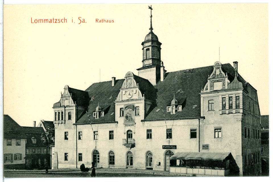 12735-Lommatzsch-1911-Rathaus-Brück & Sohn Kunstverlag