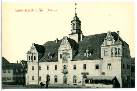 12735-Lommatzsch-1911-Rathaus-Brück & Sohn Kunstverlag