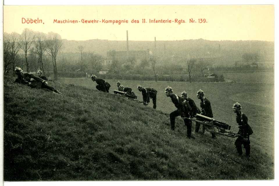 11996-Döbeln-1910-11. Infanterie-Regiment Nr. 139 Maschinengewehr-Kompagnie-Brück & Sohn Kunstverlag