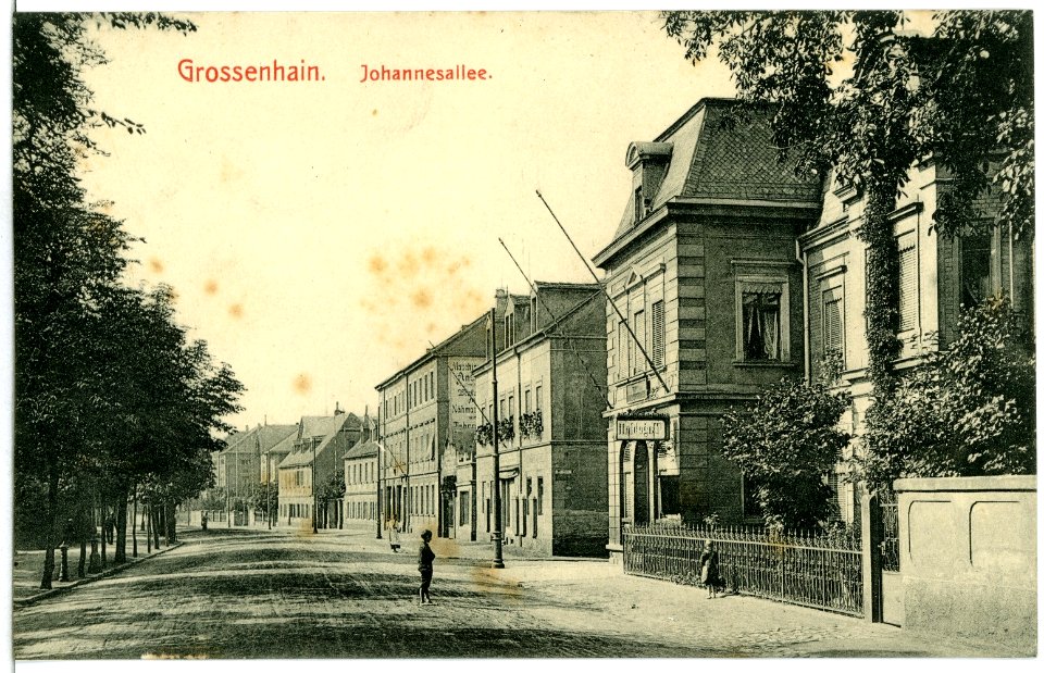 11297-Großenhain-1910-Johannesallee-Brück & Sohn Kunstverlag