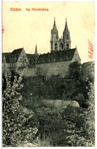11934-Meißen-1910-Domtürme, Kornhaus, Albrechtsburg-Brück & Sohn Kunstverlag