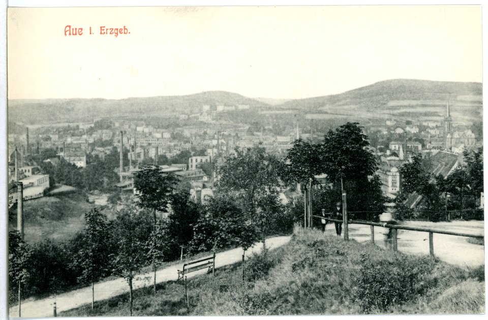 11670-Aue-1910-Blick auf Aue-Brück & Sohn Kunstverlag
