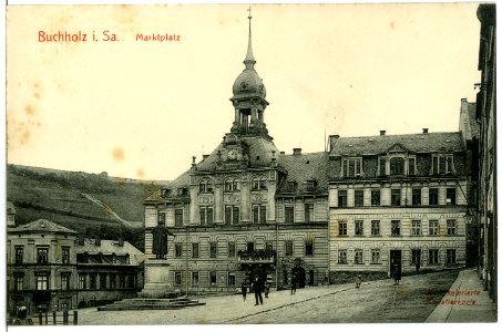 11284-Buchholz-1910-Marktplatz-Brück & Sohn Kunstverlag