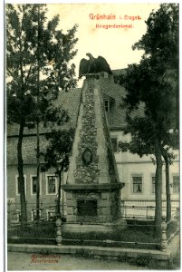 11274-Grünhain-1910-Kriegerdenkmal-Brück & Sohn Kunstverlag