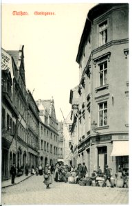 11889-Meißen-1910-Marktgasse-Brück & Sohn Kunstverlag