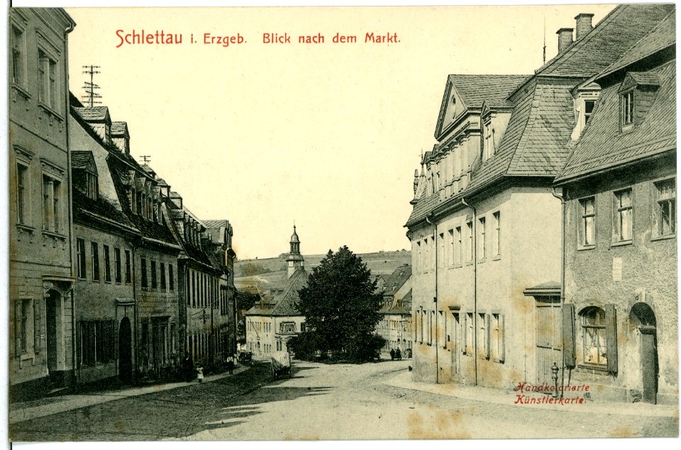 11341-Schlettau-1910-Markt-Brück & Sohn Kunstverlag