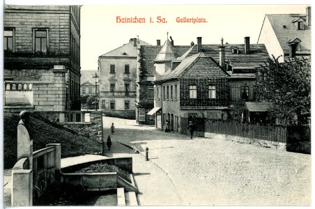 12430-Hainichen-1911-Gellertplatz-Brück & Sohn Kunstverlag