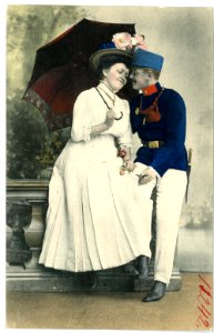 11242-Wien-1910-Liebespaar-Brück & Sohn Kunstverlag