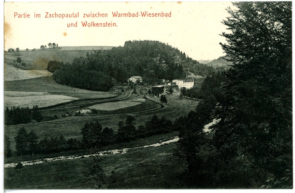 11449-Warmbad-Wiesenbad-1910-Zschopautal zwischen Wiesenbad und Wolkenstein-Brück & Sohn Kunstverlag