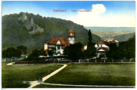 11617-Karlsbad-1910-Cafe Helenenhof-Brück & Sohn Kunstverlag