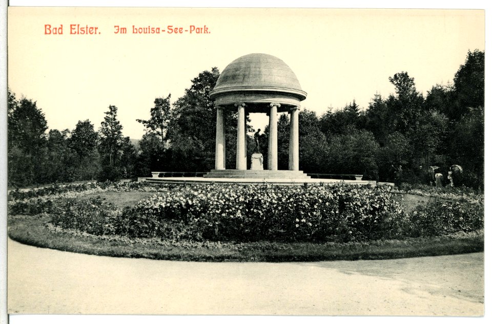 11661-Bad Elster-1910-Im Louisa-See Park-Brück & Sohn Kunstverlag
