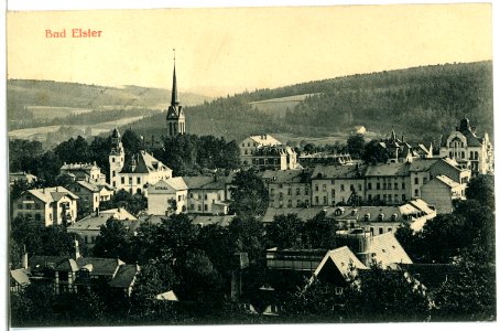 11656-Bad Elster-1910-Blick auf Bad Elster-Brück & Sohn Kunstverlag