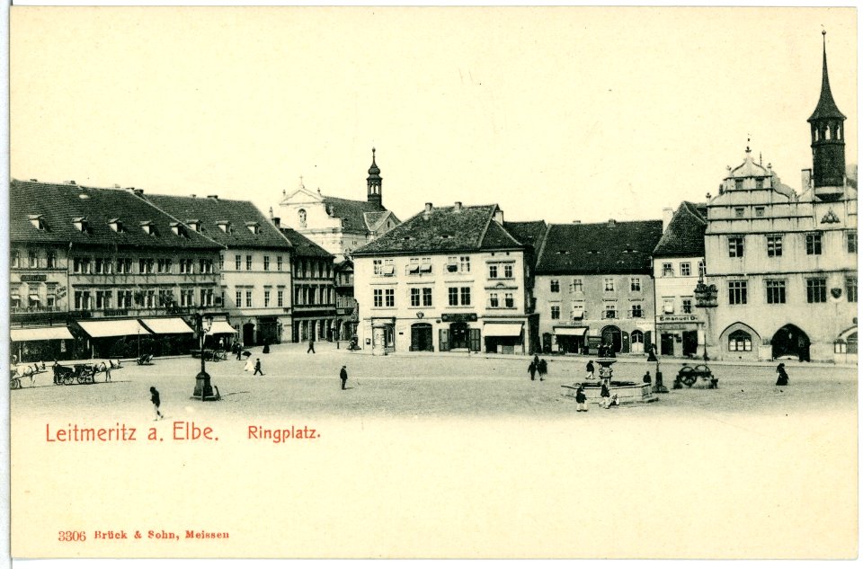 03306-Leitmeritz-1903-Ringplatz-Brück & Sohn Kunstverlag