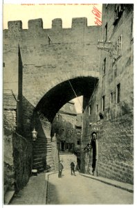 11914-Meißen-1910-Hohlweg mit Schloßbrücke-Brück & Sohn Kunstverlag