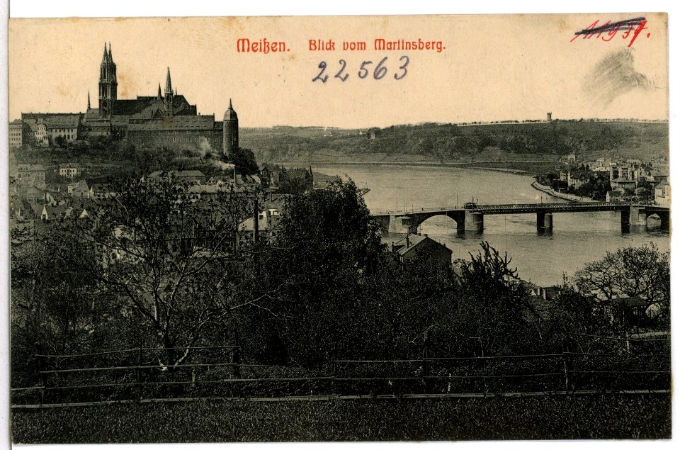 11937-Meißen-1910-Blick vom Martinsberg-Brück & Sohn Kunstverlag