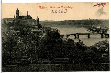 11937-Meißen-1910-Blick vom Martinsberg-Brück & Sohn Kunstverlag