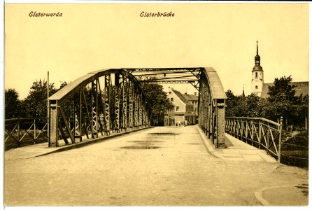 11382-Elsterwerda-1910-Elsterbrücke-Brück & Sohn Kunstverlag photo