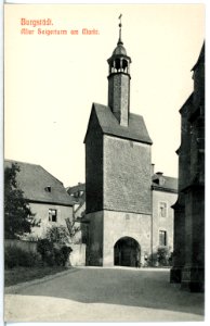 12273-Burgstädt-1910-Alter Seigerturm am Markt-Brück & Sohn Kunstverlag