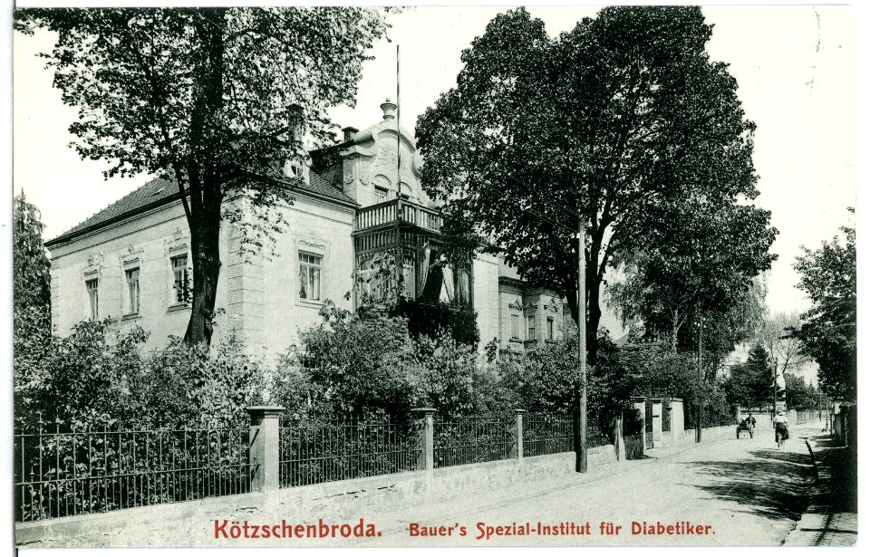 11035-Radebeul-1910-Kötzschenbroda - Bauers Spezialinstitut für Diabetiker-Brück & Sohn Kunstverlag