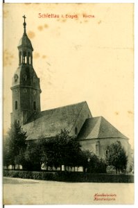 11346-Schlettau-1910-Kirche-Brück & Sohn Kunstverlag