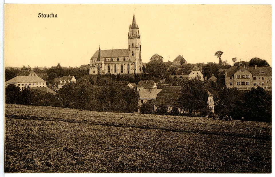11391-Staucha-1910-Blick auf Staucha-Brück & Sohn Kunstverlag