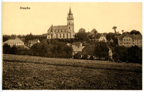 11391-Staucha-1910-Blick auf Staucha-Brück & Sohn Kunstverlag