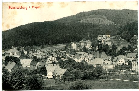 11458-Schmiedeberg-1910-Blick auf Schmiedeberg-Brück & Sohn Kunstverlag