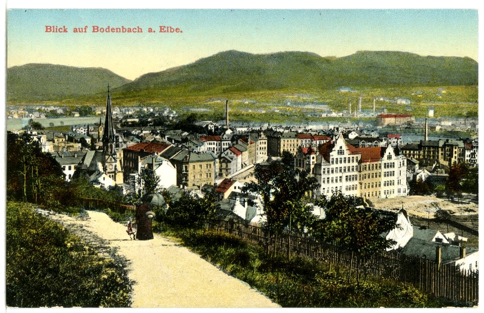 12230-Bodenbach-1910-Blick auf Bodenbach-Brück & Sohn Kunstverlag