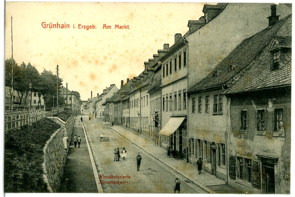 11277-Grünhain-1910-Markt-Brück & Sohn Kunstverlag