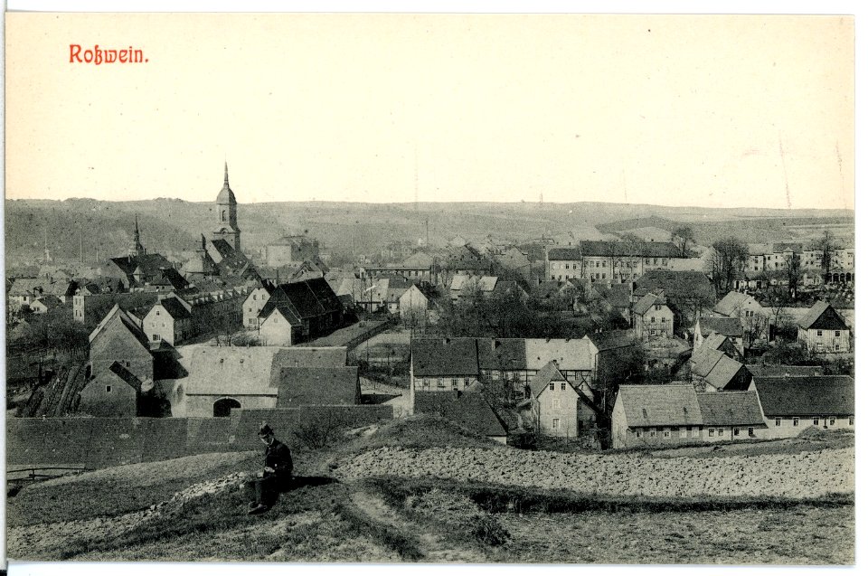 11896-Roßwein-1910-Blick auf Roßwein-Brück & Sohn Kunstverlag