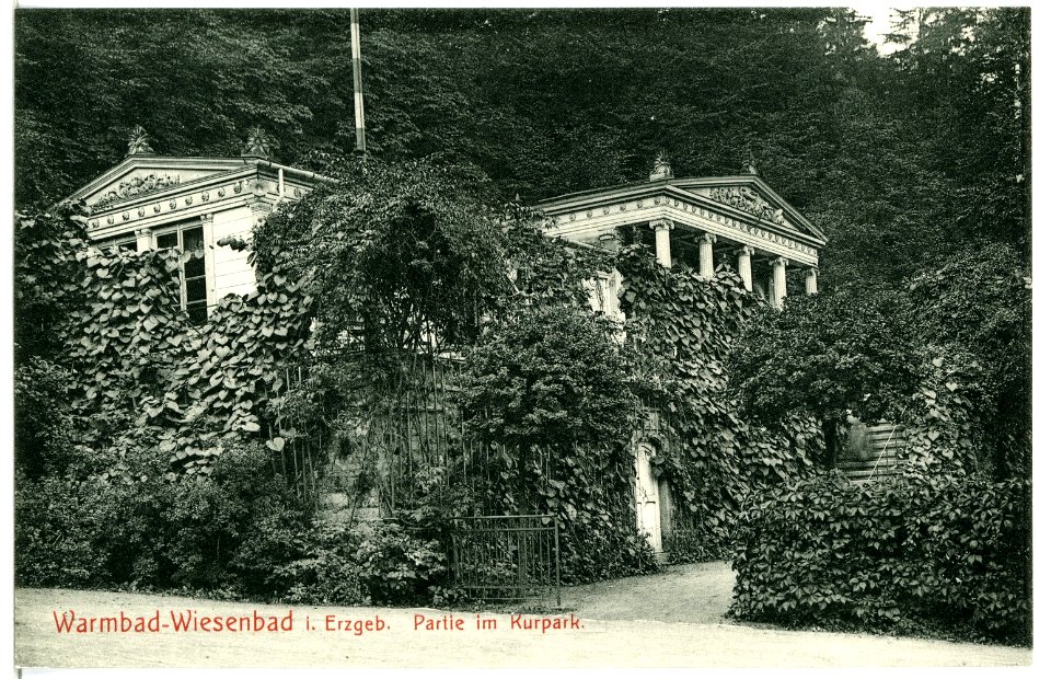 11450-Warmbad-Wiesenbad-1910-Kurpark-Brück & Sohn Kunstverlag