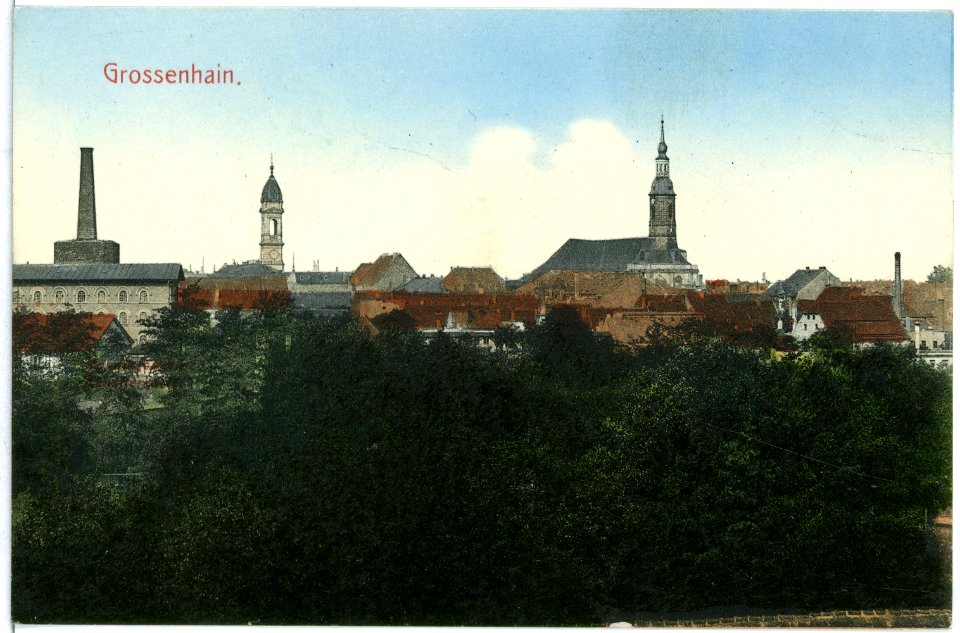 11296-Großenhain-1910-Blick auf Großenhain-Brück & Sohn Kunstverlag