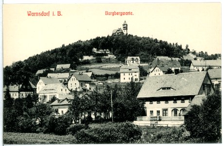 11205-Warnsdorf-1910-Burgbergwarte-Brück & Sohn Kunstverlag