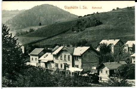 11602-Glashütte-1910-Bahnhof-Brück & Sohn Kunstverlag