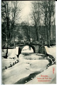 11400-Dresden-1910-Park des Garnisonslazarettes-Brück & Sohn Kunstverlag