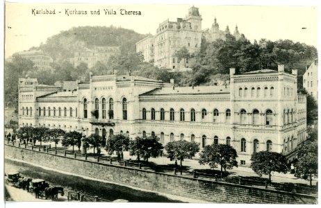 11613-Karlsbad-1910-Kurhaus und Villa Theresa-Brück & Sohn Kunstverlag