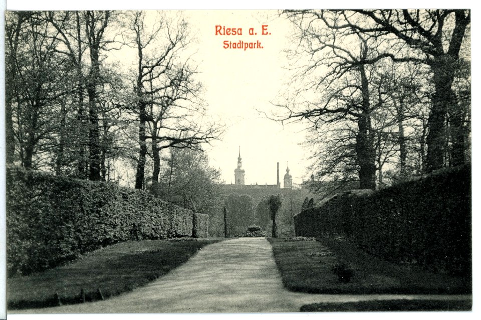 11942-Riesa-1910-Stadtpark-Brück & Sohn Kunstverlag