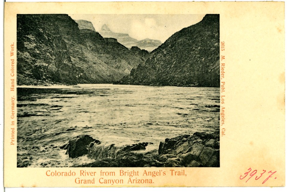 03937-Colorado River-1903-Colorado River from Bright Angels Trasil-Brück & Sohn Kunstverlag