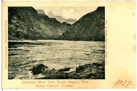 03937-Colorado River-1903-Colorado River from Bright Angels Trasil-Brück & Sohn Kunstverlag photo