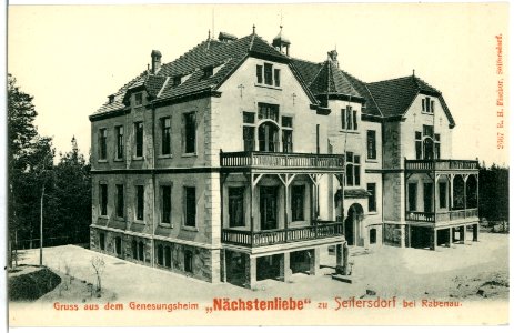 02667-Seifersdorf-1902-Genesungsheim Nächstenliebe bei Rabenau-Brück & Sohn Kunstverlag