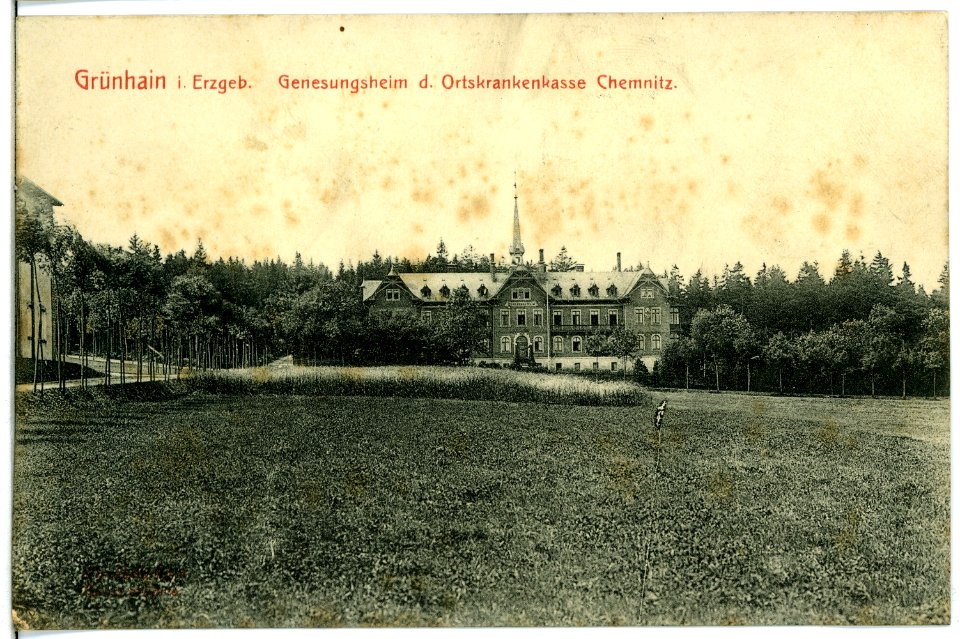 11276-Grünhain-1910-Genesungsheim-Brück & Sohn Kunstverlag