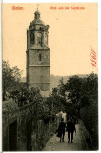 11986-Meißen-1910-Frauenstufen und Frauenkirche-Brück & Sohn Kunstverlag