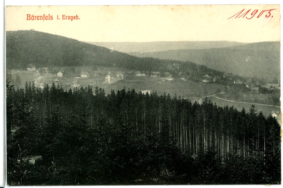 11905-Bärenfels-1910-Blick auf Bärenfels-Brück & Sohn Kunstverlag
