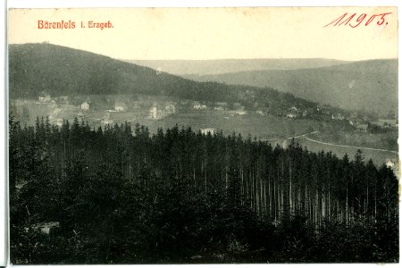11905-Bärenfels-1910-Blick auf Bärenfels-Brück & Sohn Kunstverlag