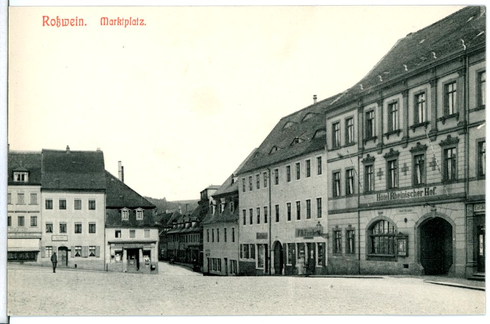 11680-Roßwein-1910-Marktplatz-Brück & Sohn Kunstverlag