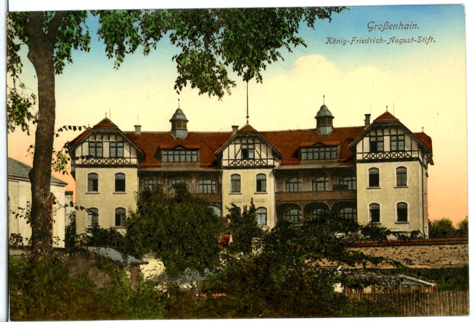 11292-Großenhain-1910-König Friedrich August Stift-Brück & Sohn Kunstverlag
