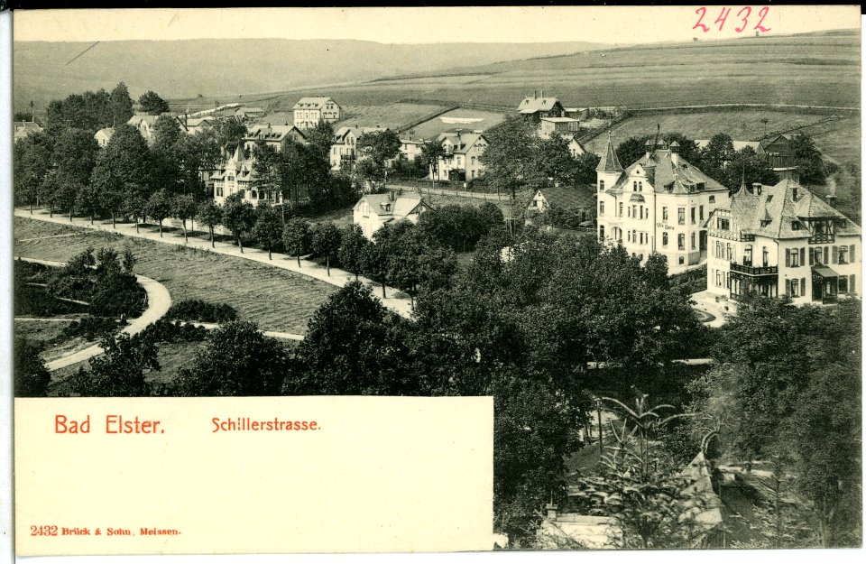 02432-Bad Elster-1902-Schillerstraße-Brück & Sohn Kunstverlag