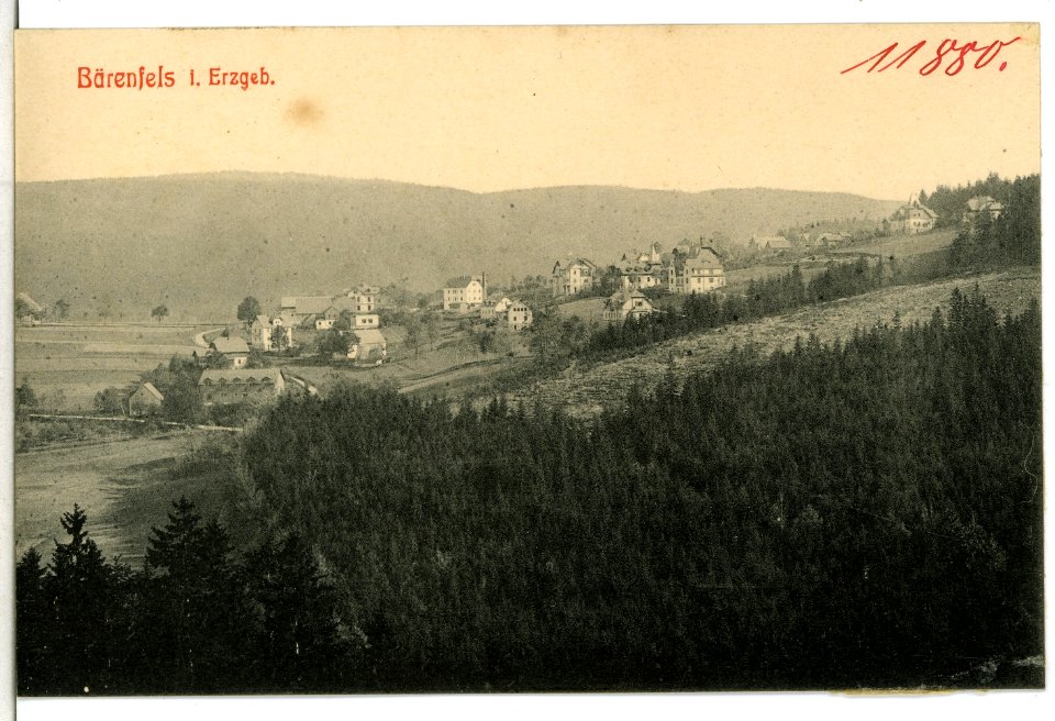 11880-Bärenfels-1910-Blick auf Bärenfels-Brück & Sohn Kunstverlag