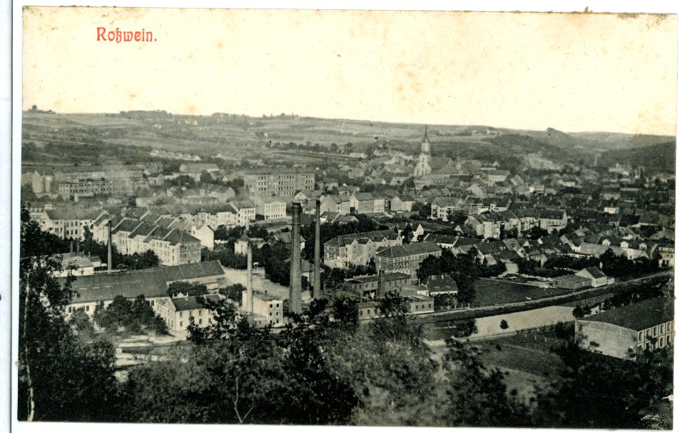 11681-Roßwein-1910-Blick auf Roßwein-Brück & Sohn Kunstverlag